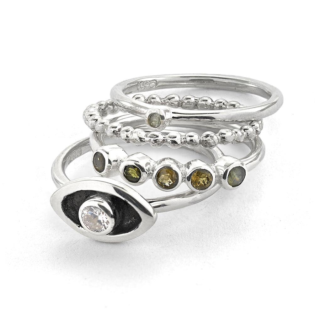Mata Stack Rings-Reva Jewellery