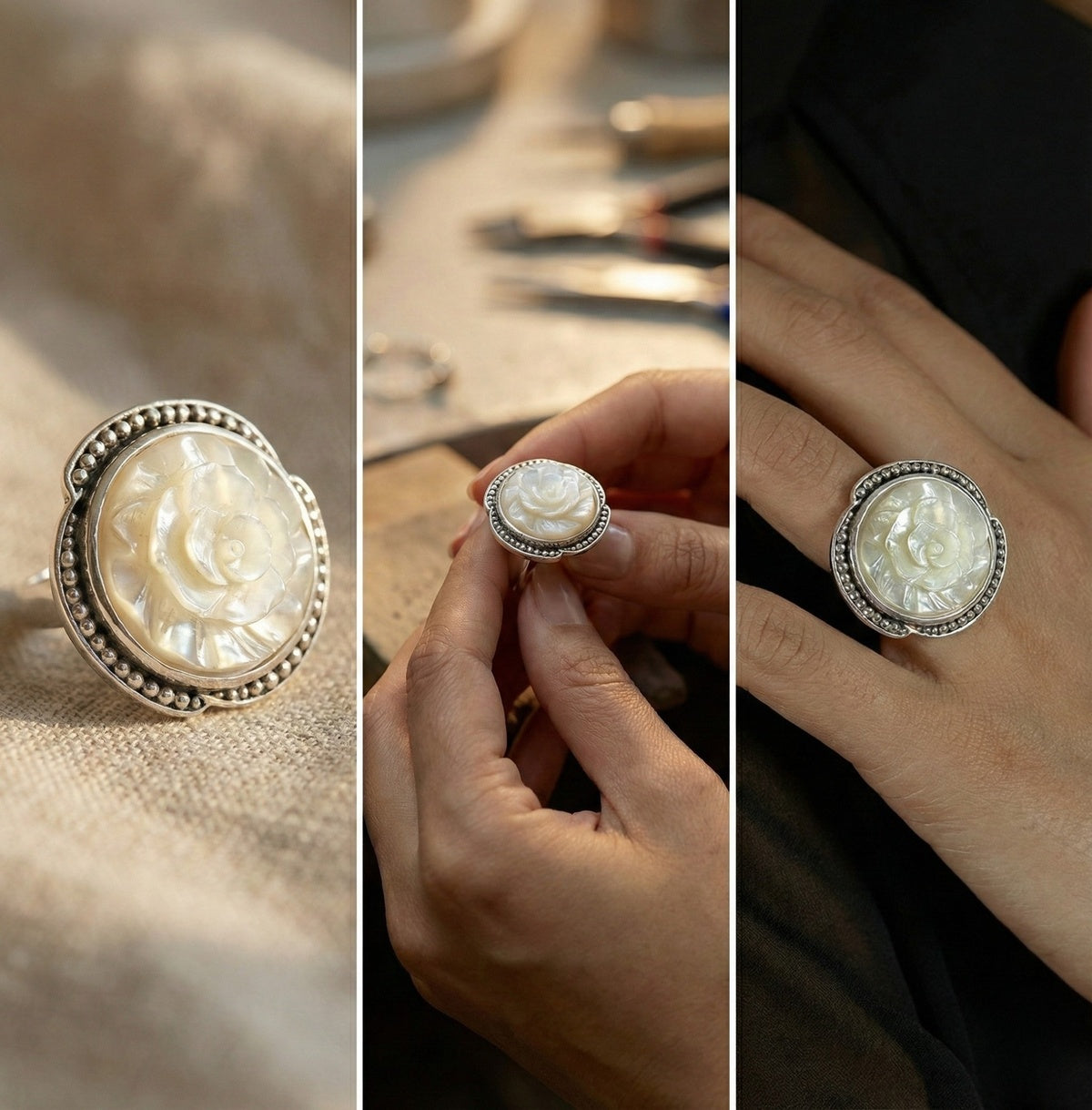 Pivoine Ring - Reva Jewellery