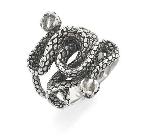 Twin Snake Ring - Reva Jewellery
