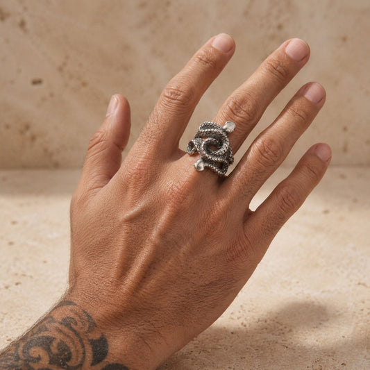 Twin Snake Ring - Reva Jewellery