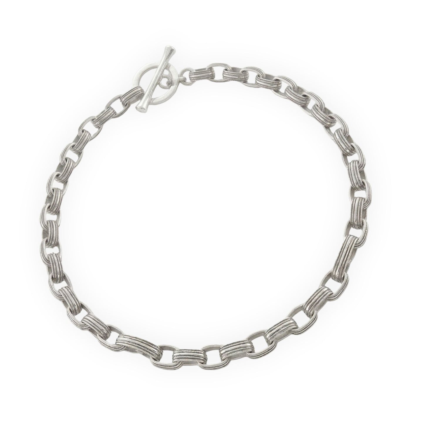 Valerian Deco Link Necklace - Reva Jewellery