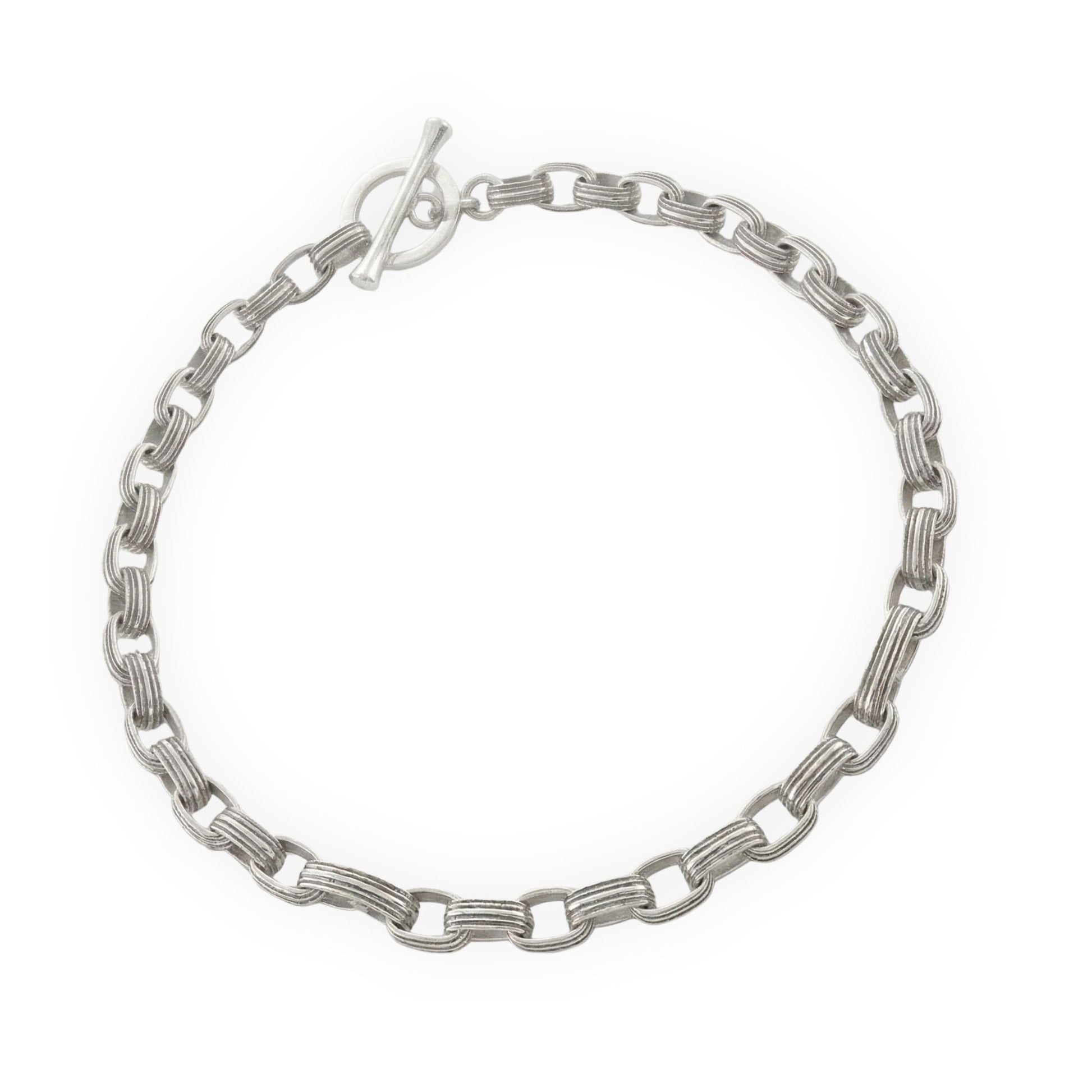 Valerian Deco Link Necklace - Reva Jewellery