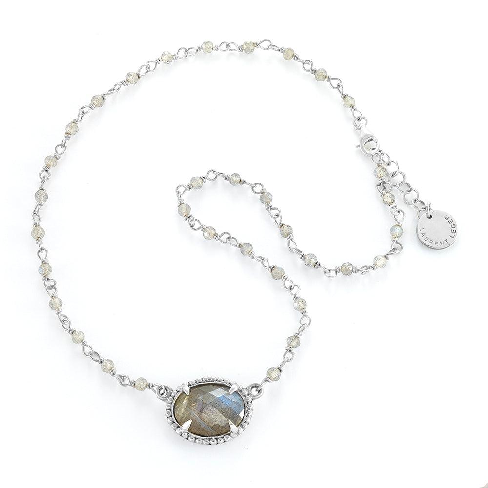 Jemma Labradorite Necklace - Reva Jewellery