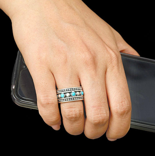 Alisha Turquoise Ring - Reva Jewellery