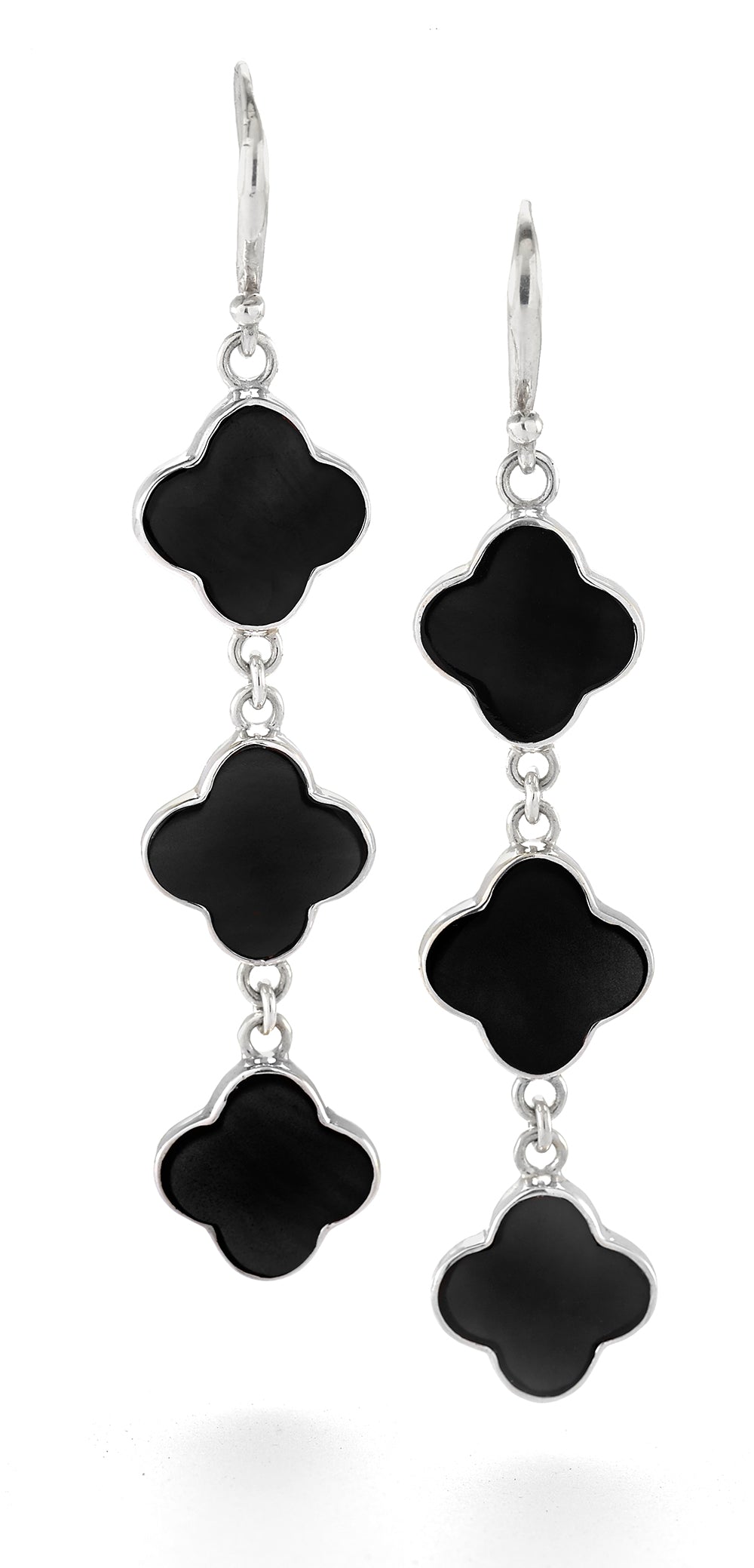 Black Clover Chandelier Earrings