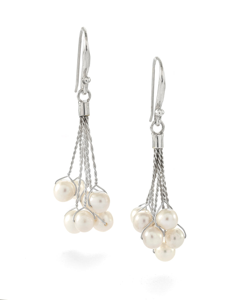 Bouquet Pearls Earrings - Reva Jewellery