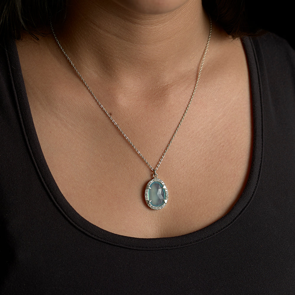 Tika Blue Necklace - Reva Jewellery