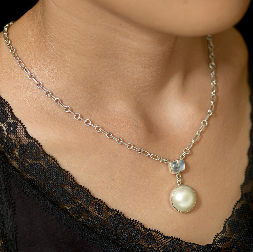 Valentina Mabe Pearl Necklace - Reva Jewellery