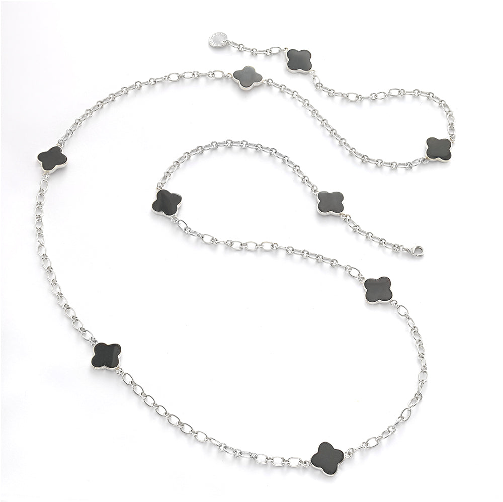 Black Clover Chain Necklace