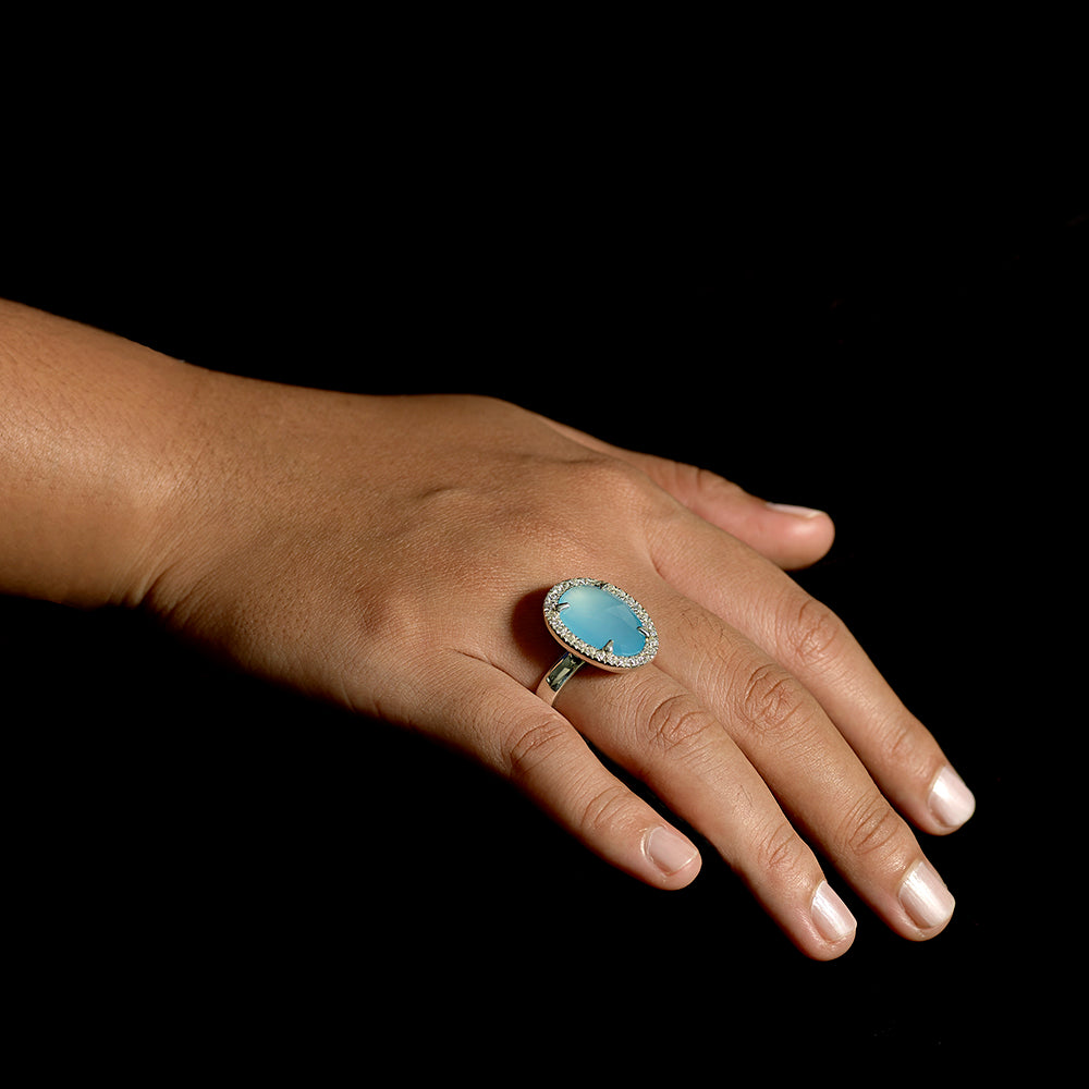 Tika Blue Ring - Reva Jewellery