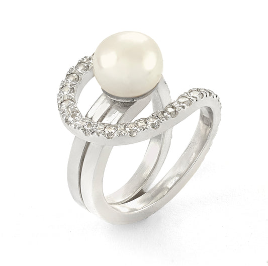 Aliza Pearl Ring - Reva Jewellery