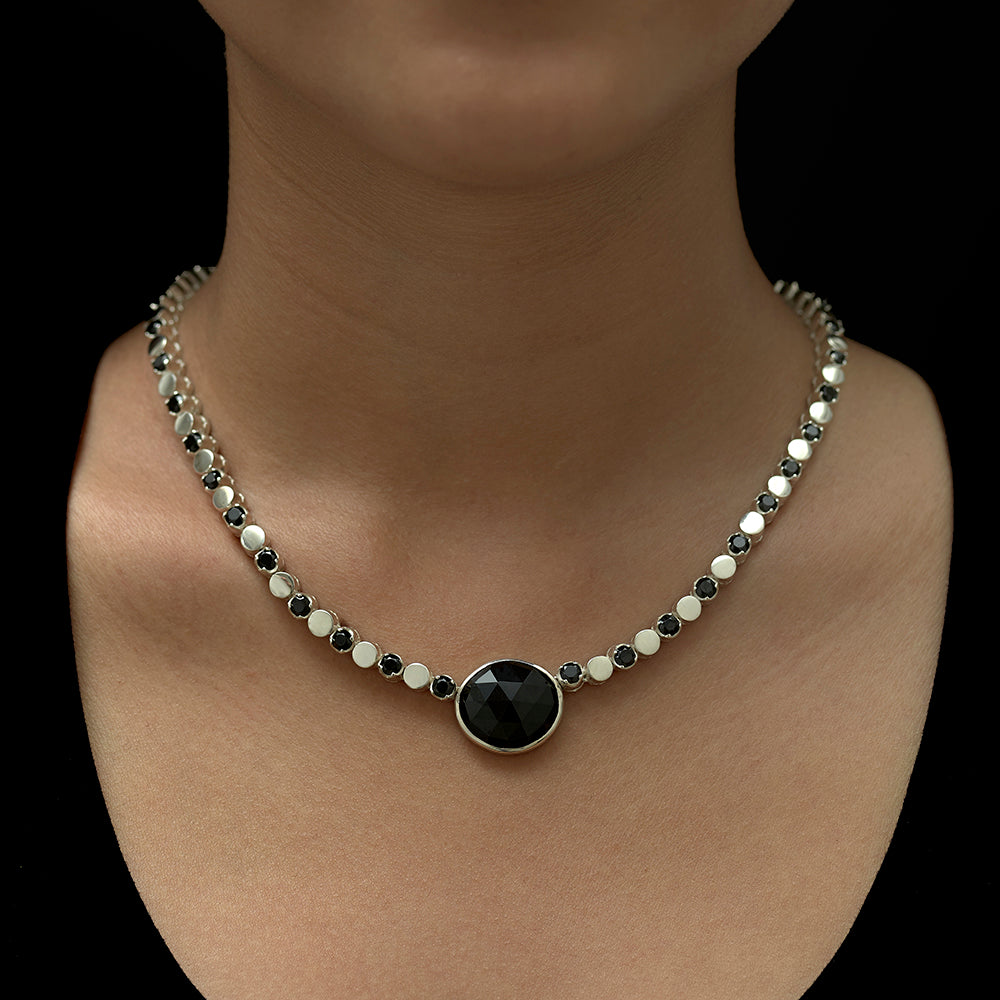 Ayla Black Necklace - Reva Jewellery
