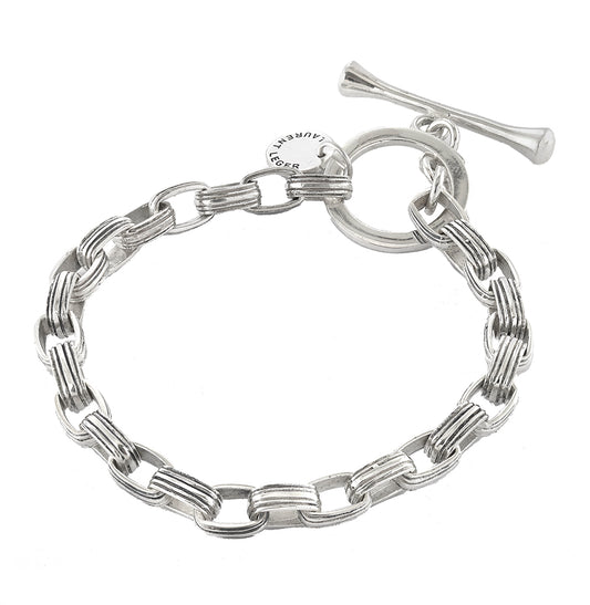 Valerian Deco Link Bracelet - Reva Jewellery