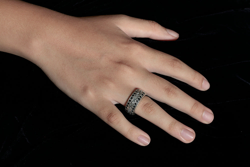 Satria Black Ring - Reva Jewellery