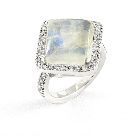 Manon Moonstone Ring - Reva Jewellery