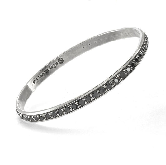 Pura Vida Black Bangle - Reva Jewellery