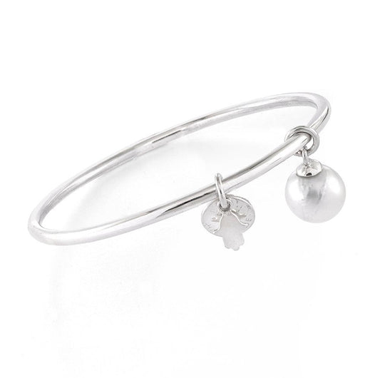 Hamsa Pearl Bracelet - Reva Jewellery