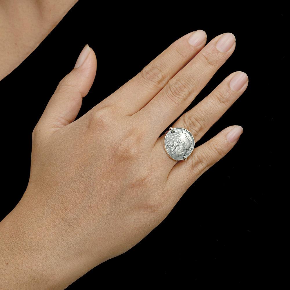 Indian Head Nickel Ring - Reva Jewellery