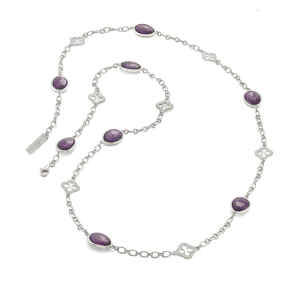 Ira Amethyst Necklace - Reva Jewellery